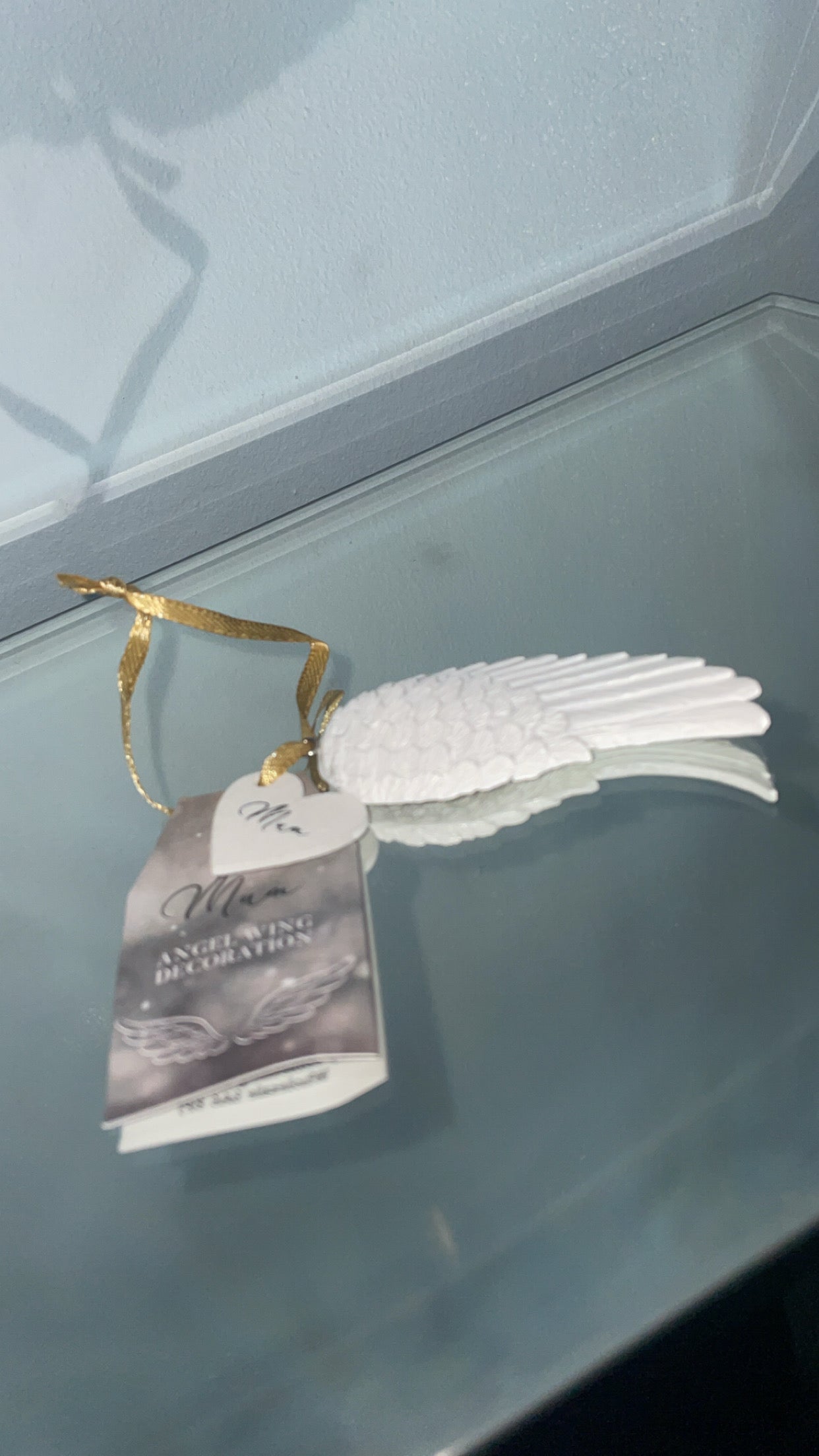 Mum Resin Hanging Angel Wing