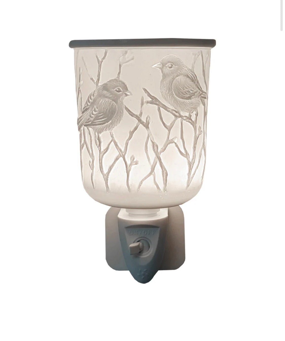 Porcelain Plug In Electric Wax Warmer - Bird