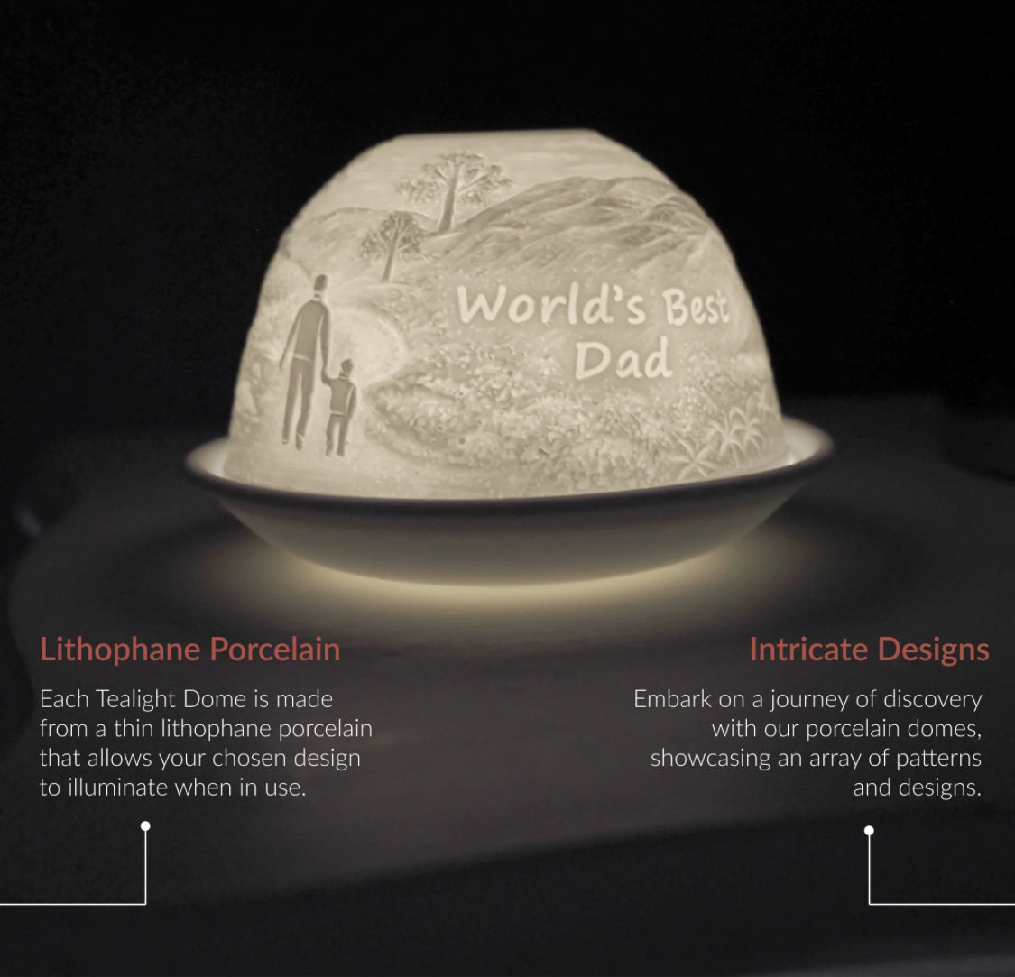 Tealight Dome - World's Best Dad