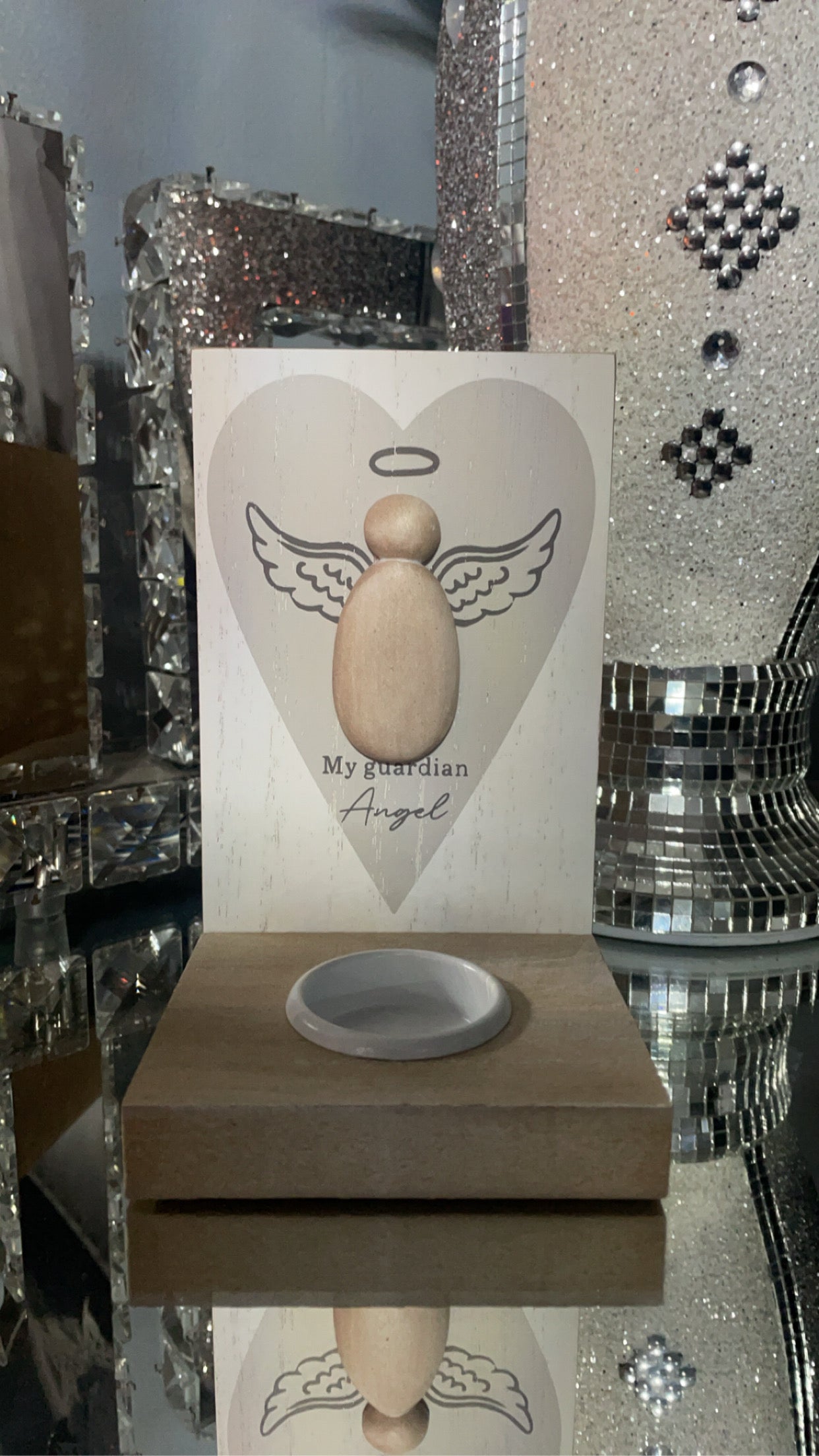 "My guardian angel" Tea light holder, 16cm