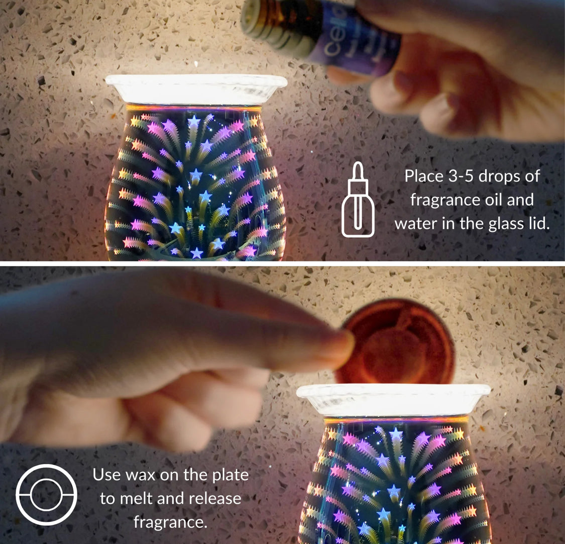 3D Plug In Electric Warmer - Cosmic