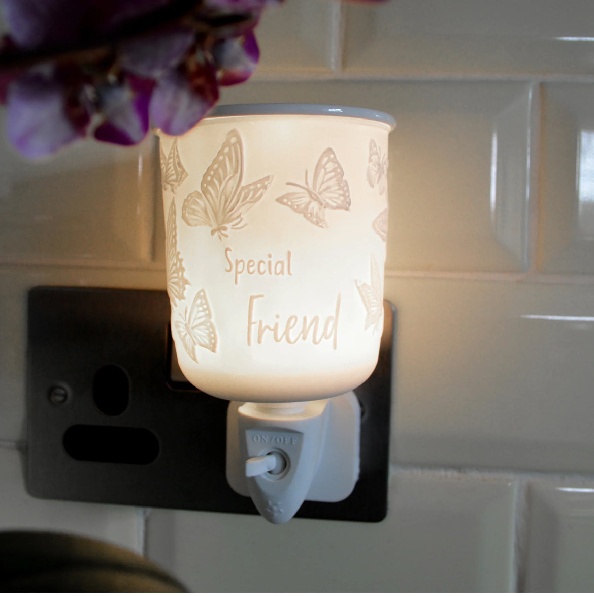 Porcelain Plug In Electric Melt Warmer - Special Friend