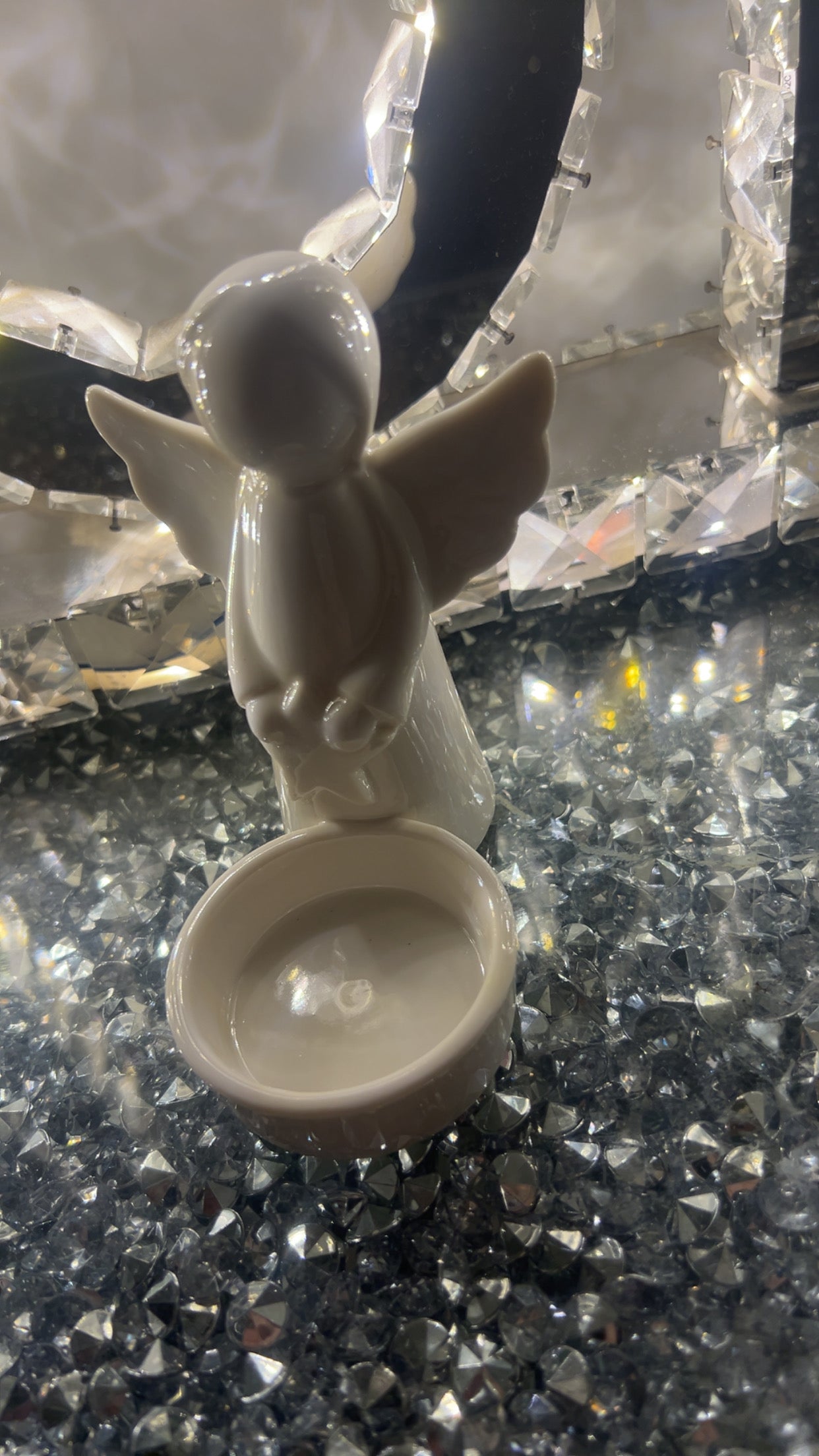 Angel With Candle Holder