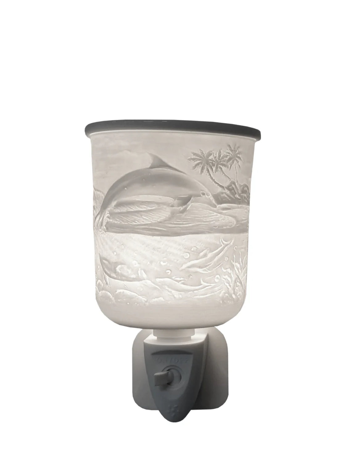 Porcelain Plug In Electric Wax Burner - Dolphin