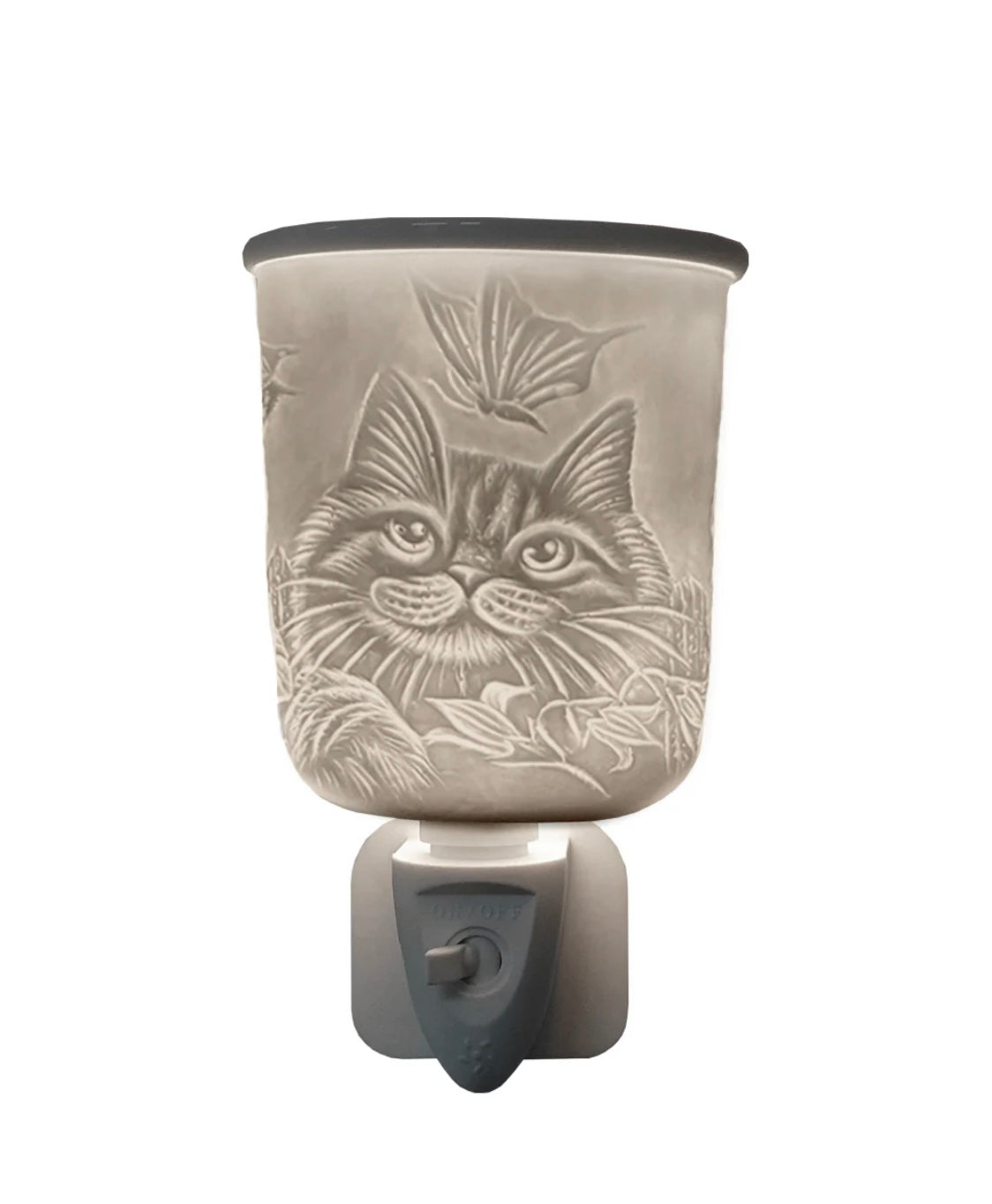 Porcelain Plug In Electric Melt Warmer - Cat