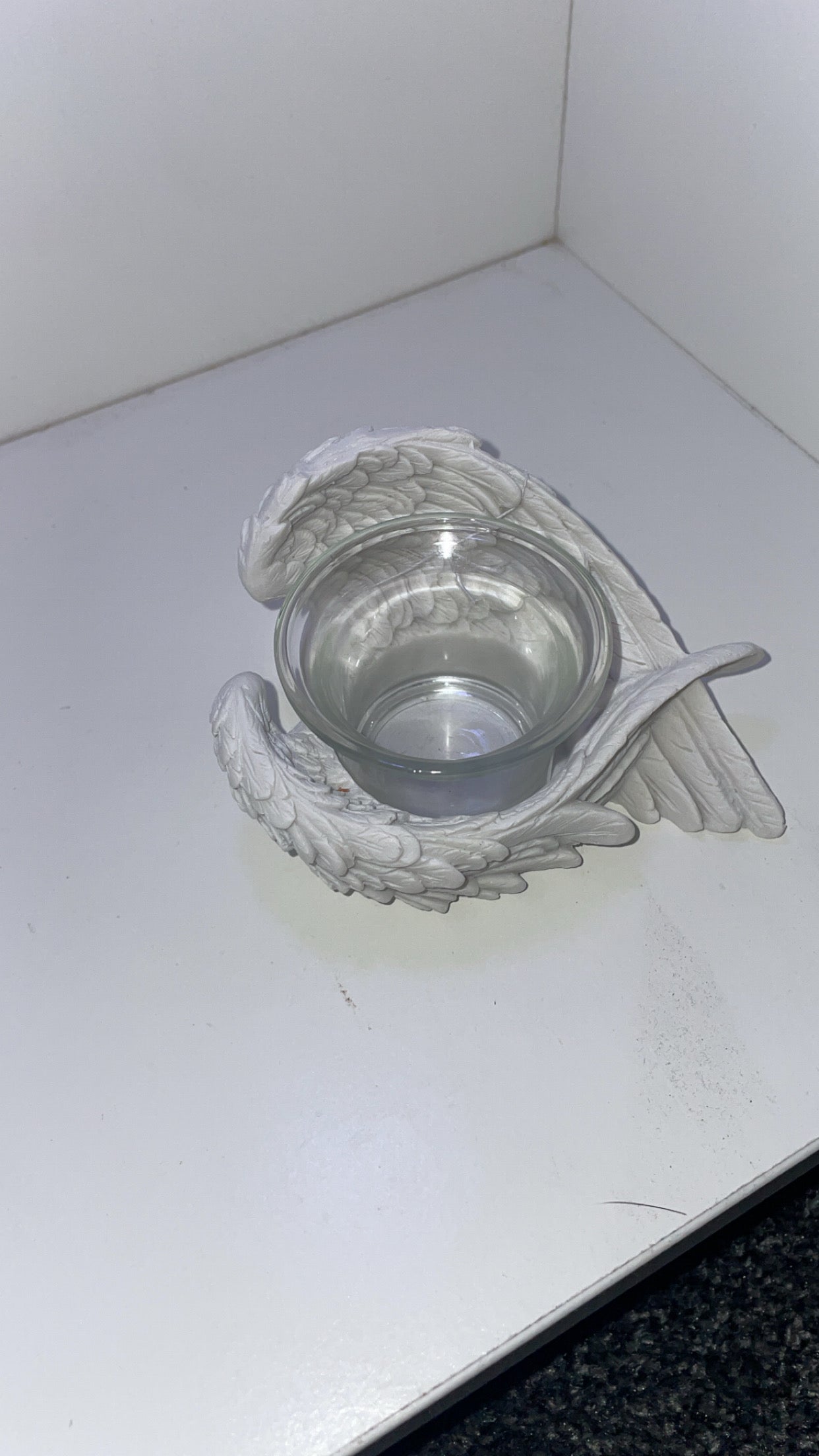 Angel Wings With Votive