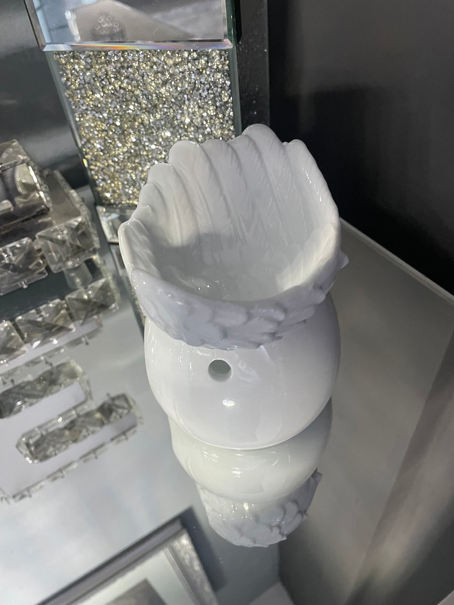 Angel wing wax warmer