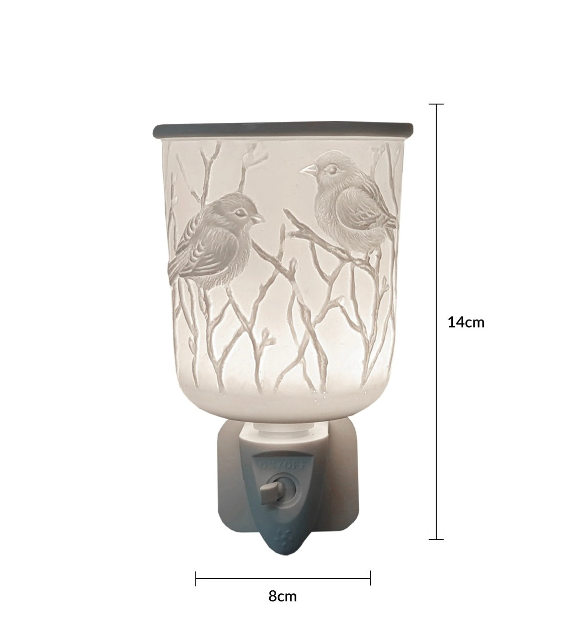 Porcelain Plug In Electric Wax Warmer - Bird
