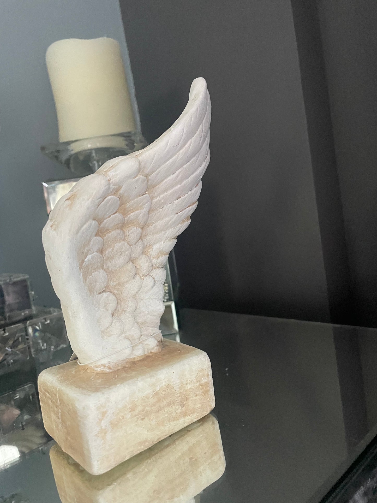 Small Angel Wings Ornament, 17cm