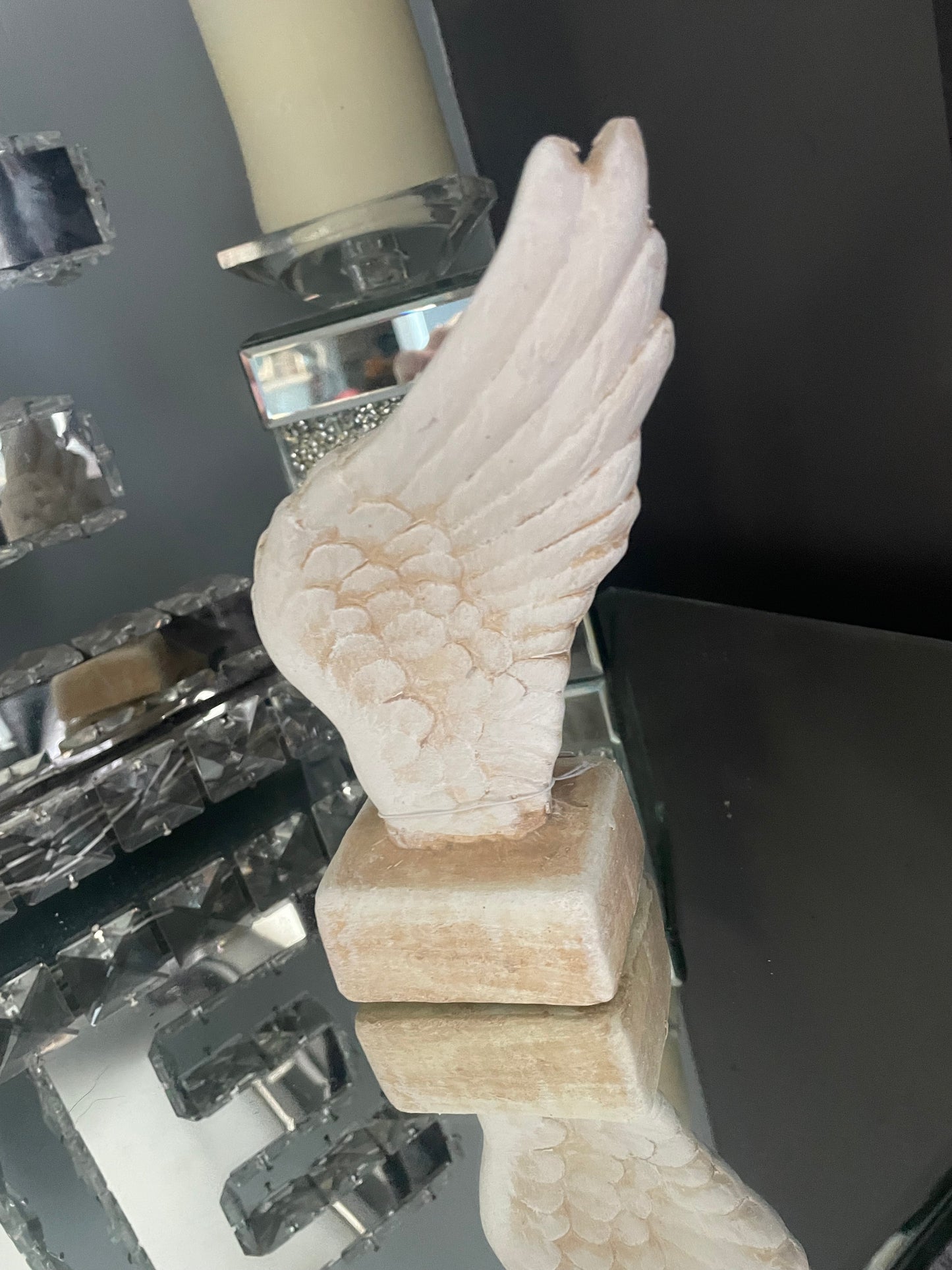Small Angel Wings Ornament, 17cm