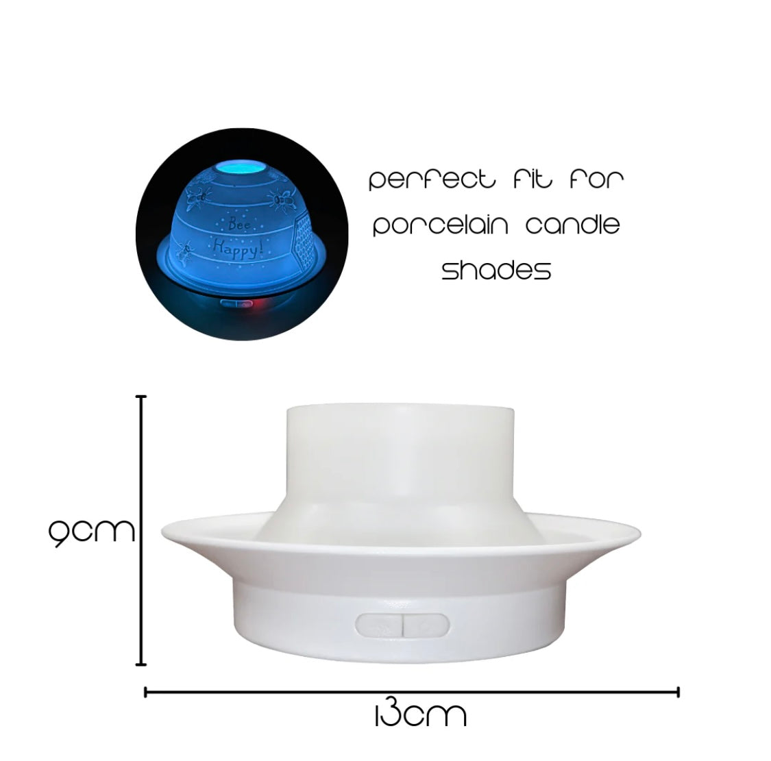 Aroma Fan Base for Tealight Domes