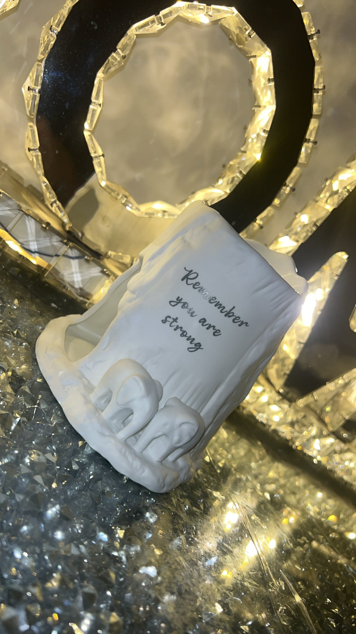 Elephant Tealight Burner - Remember you are Strong