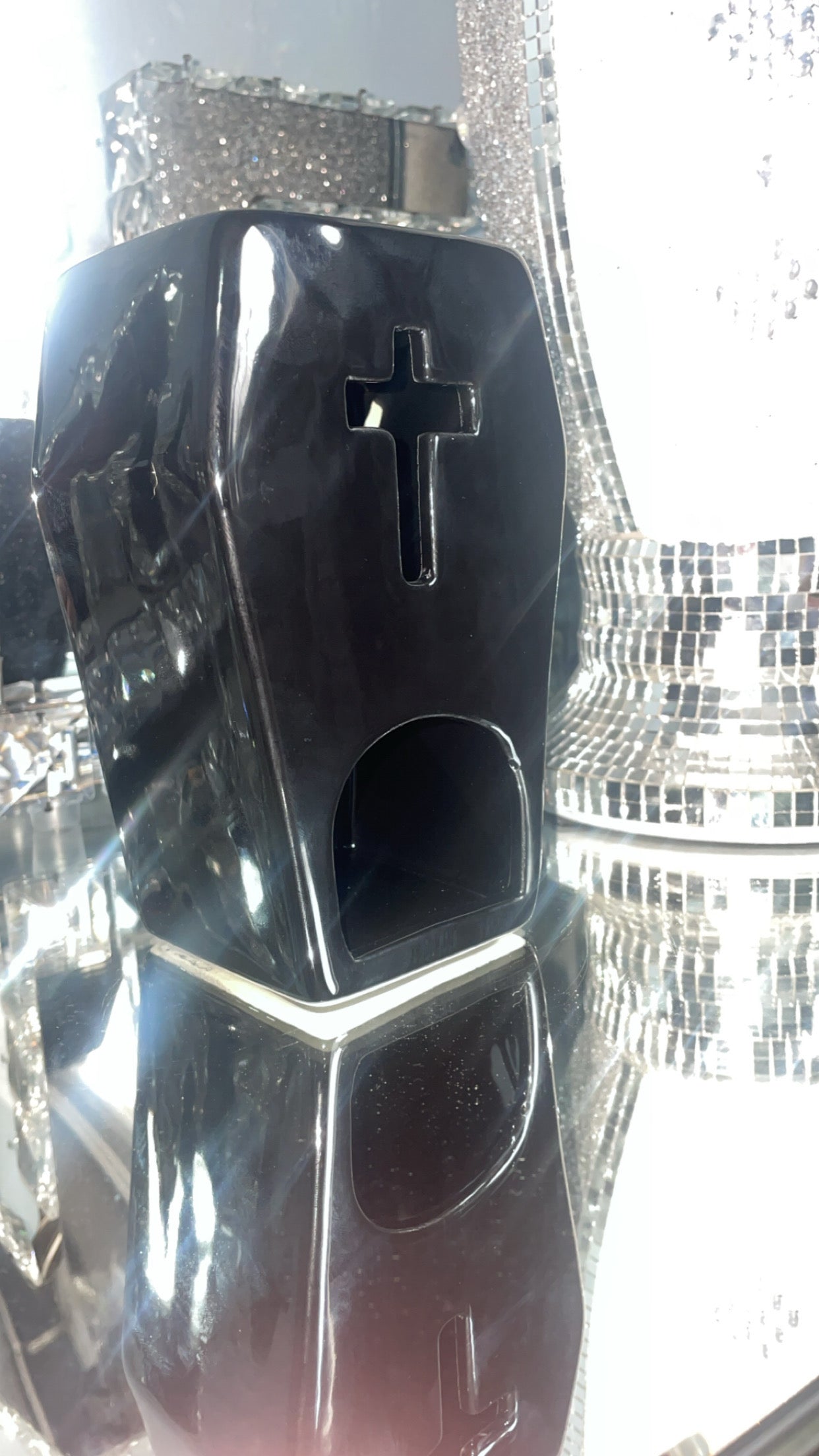 Coffin Shaped Oil Burner Design for Home decor autumn scents