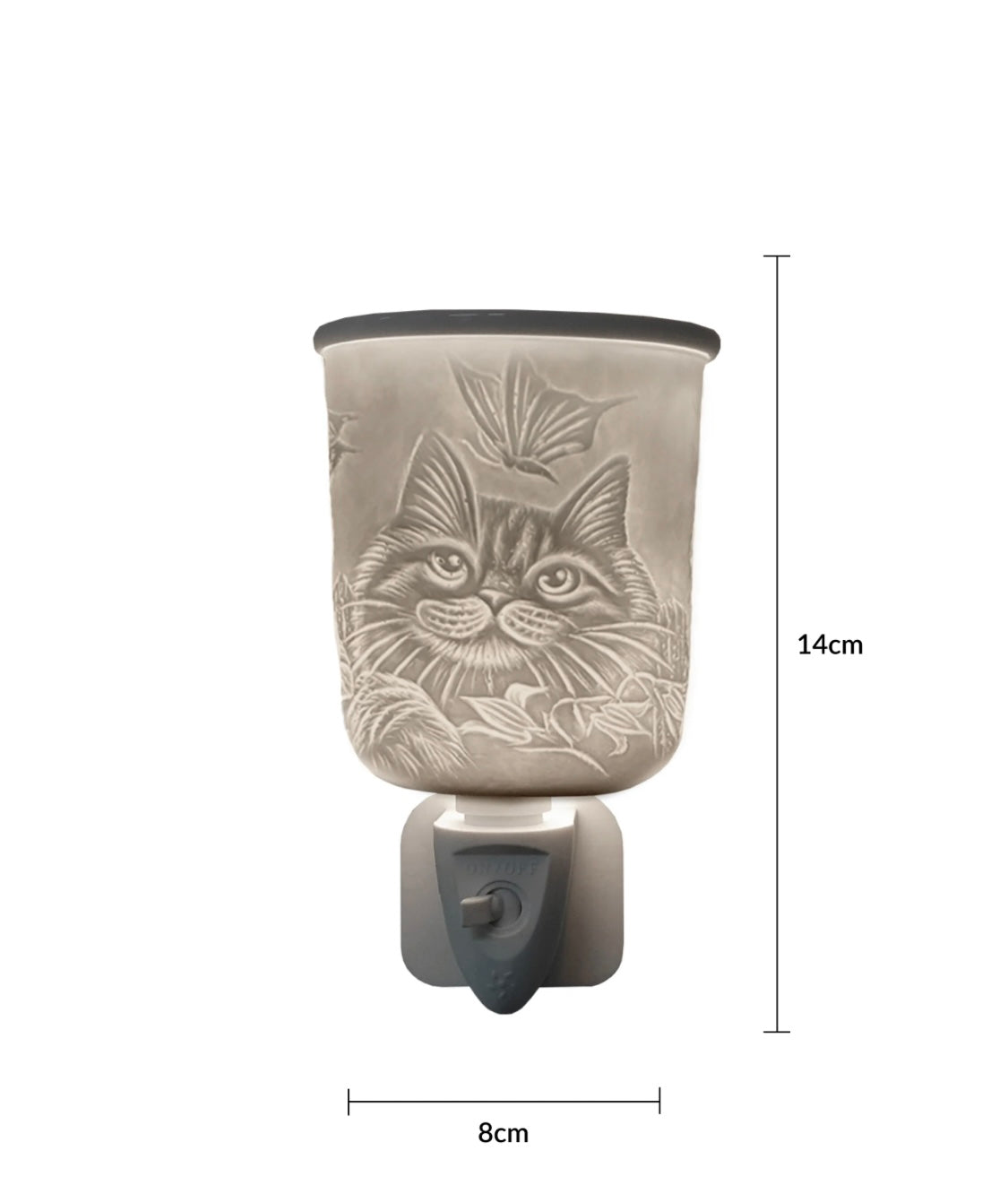 Porcelain Plug In Electric Melt Warmer - Cat