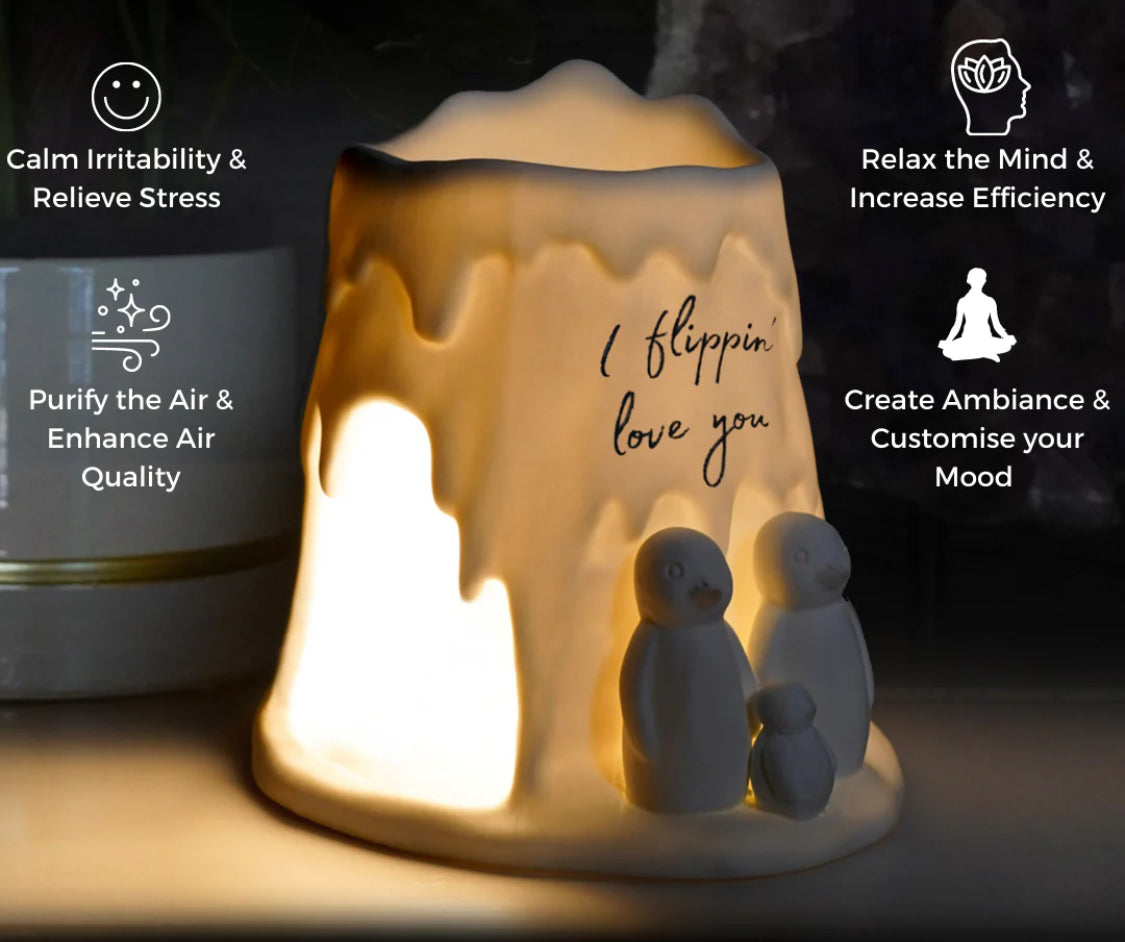 Porcelain Tealight Burner - I Flipping Love You