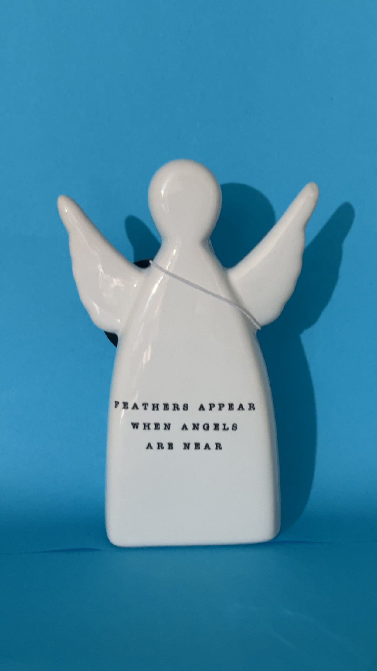 'Feathers Appear...' Angel Ornament, 11.5cm