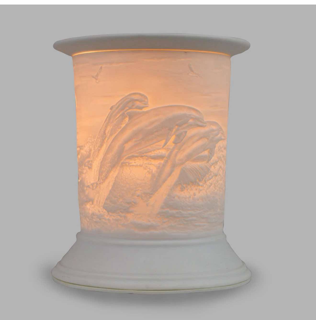 Electric Wax Burner Porcelain Straight - Dolphin