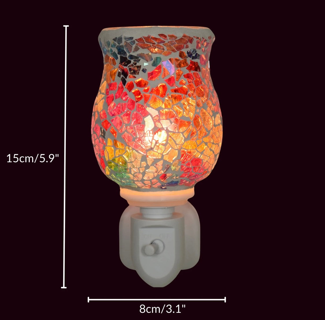 Mosaic Plug In Electric Warmer - Glistening