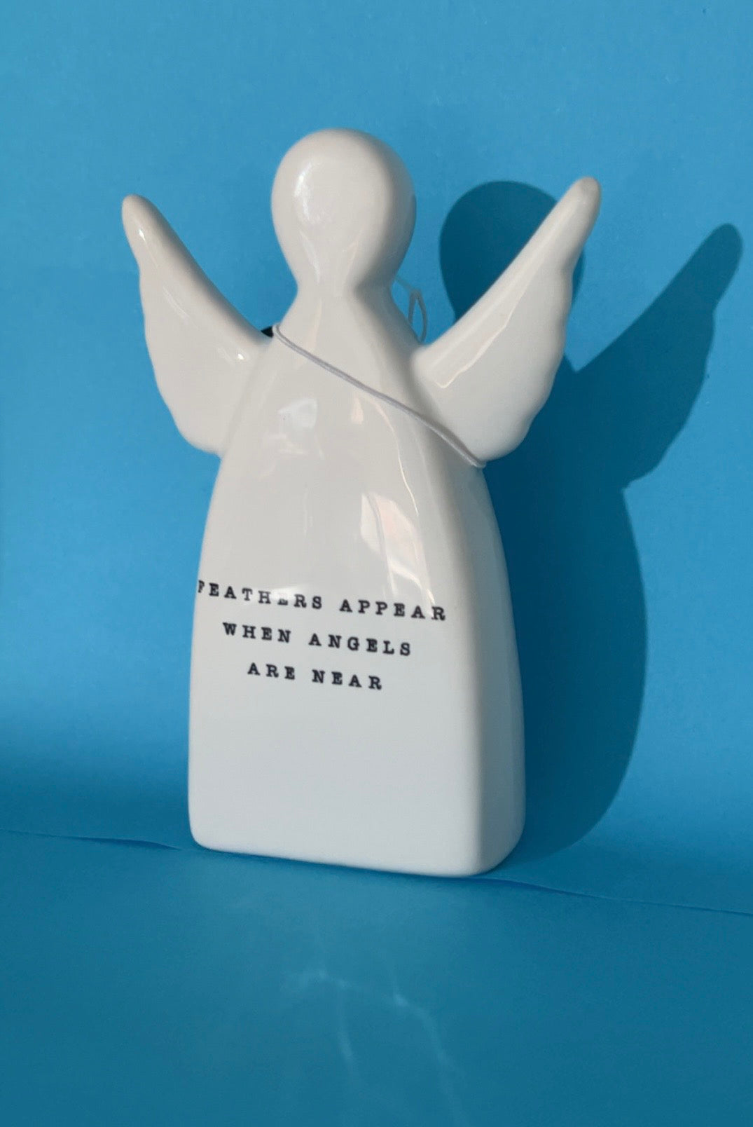 'Feathers Appear...' Angel Ornament, 11.5cm