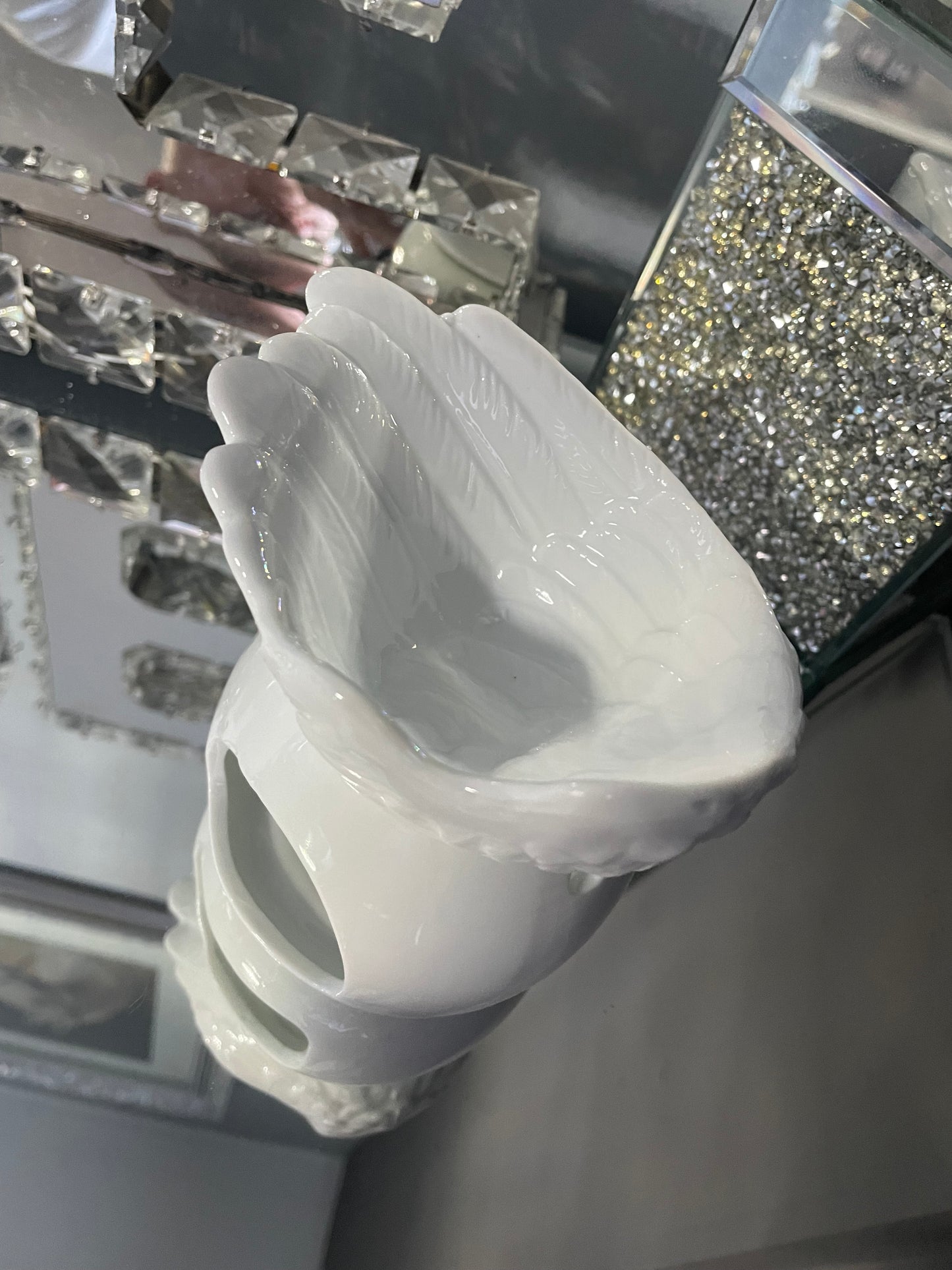 Angel wing wax warmer