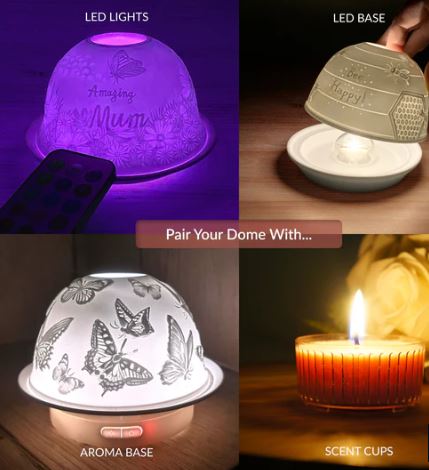 Tealight Dome - I Love You Grandma