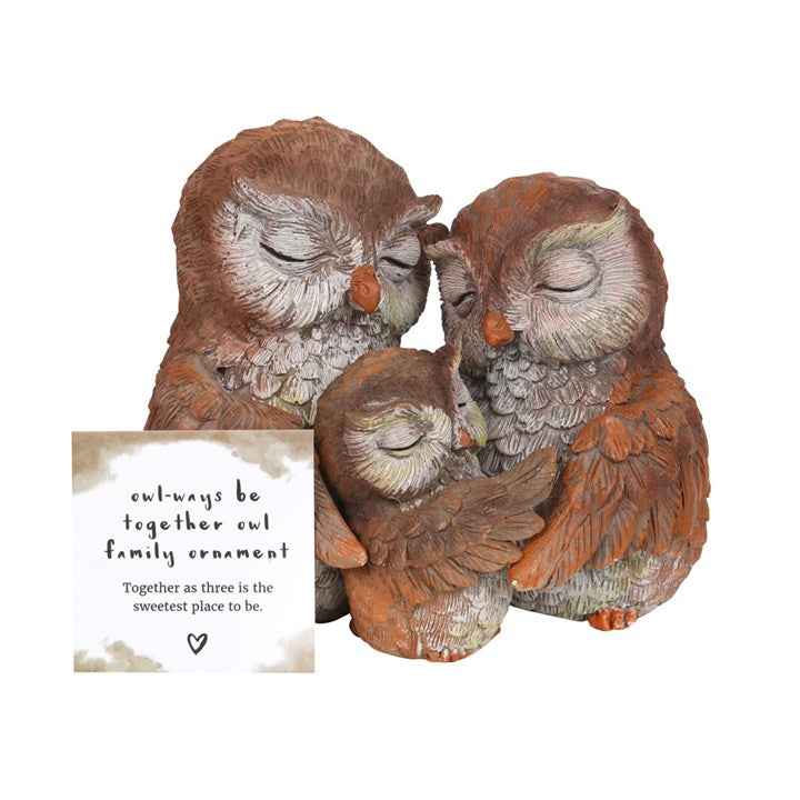 Owl-ways Be Together Resin Owl Family Ornament (4/12)