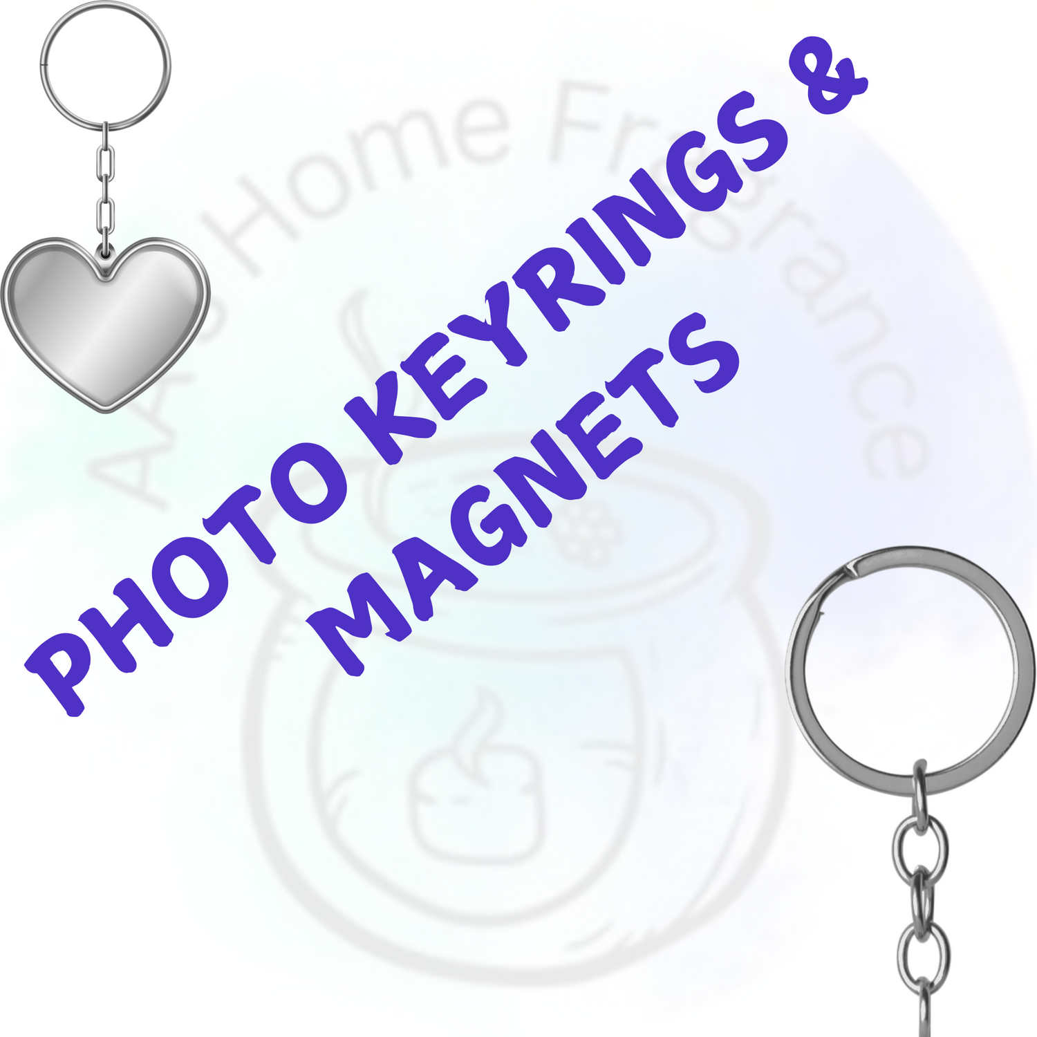 photo keyrings and magnets
