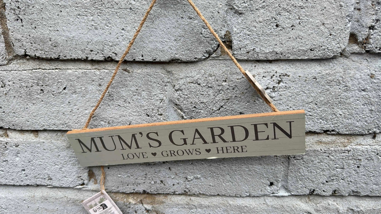 Potting Shed Hanging Plaques, 26 cm