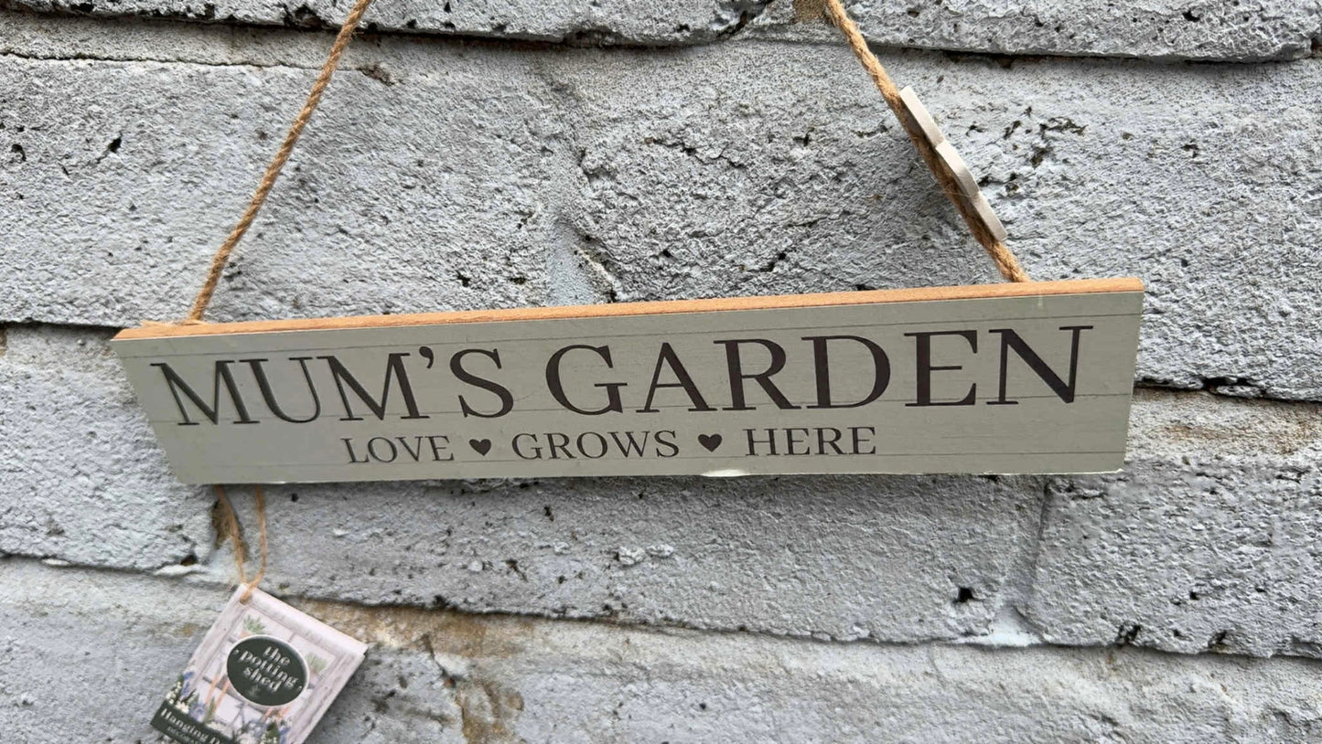 Potting Shed Hanging Plaques, 26 cm