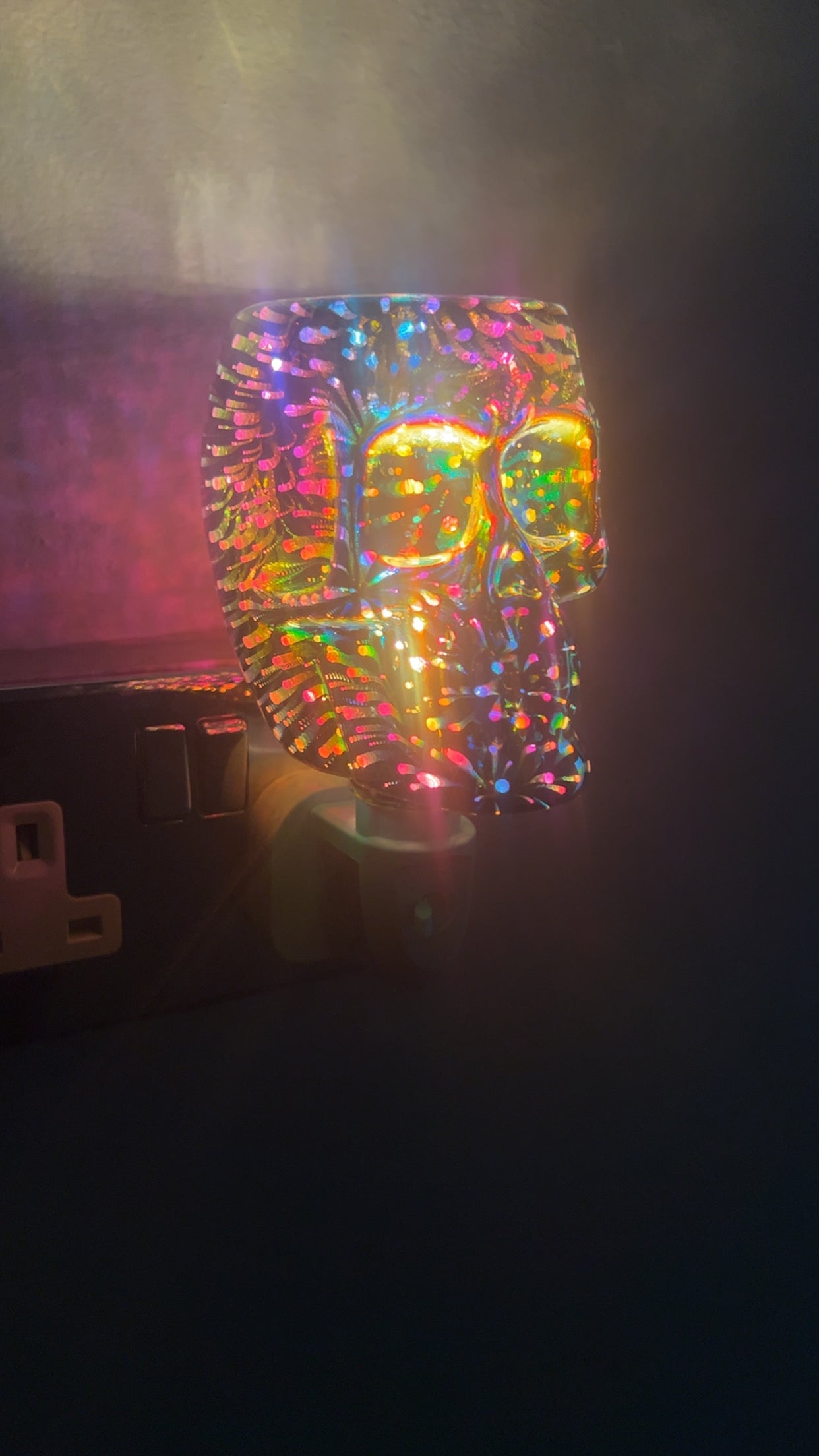 Infinity Skull Plug In Electric Melt Burner