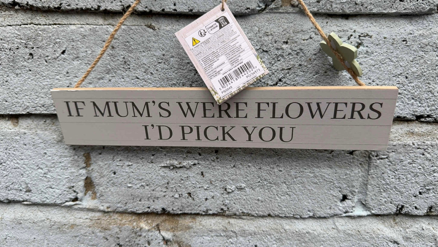 Potting Shed Hanging Plaques, 26 cm
