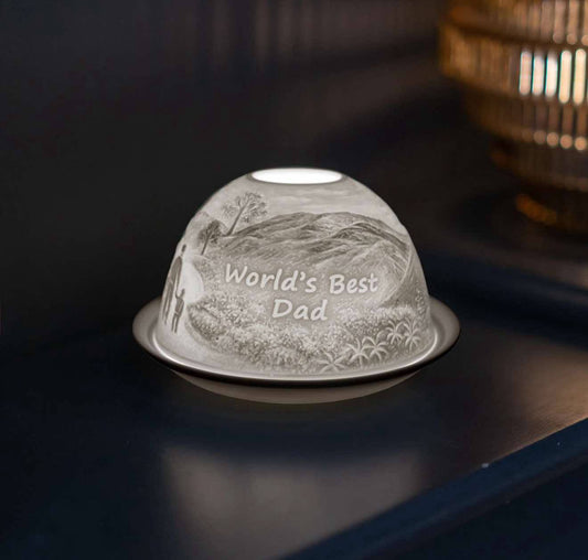 Tealight Dome - World's Best Dad