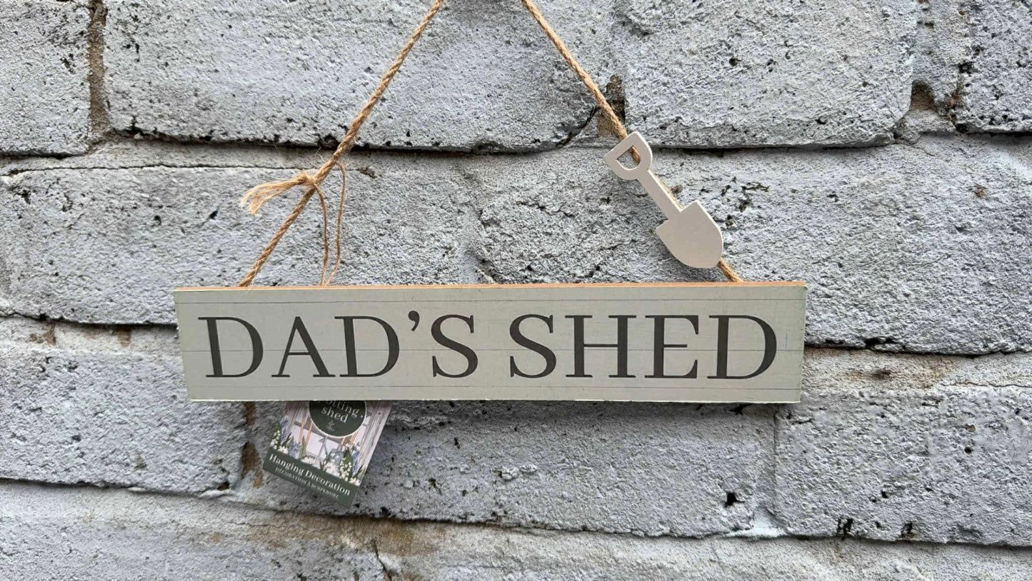 Potting Shed Hanging Plaques, 26 cm