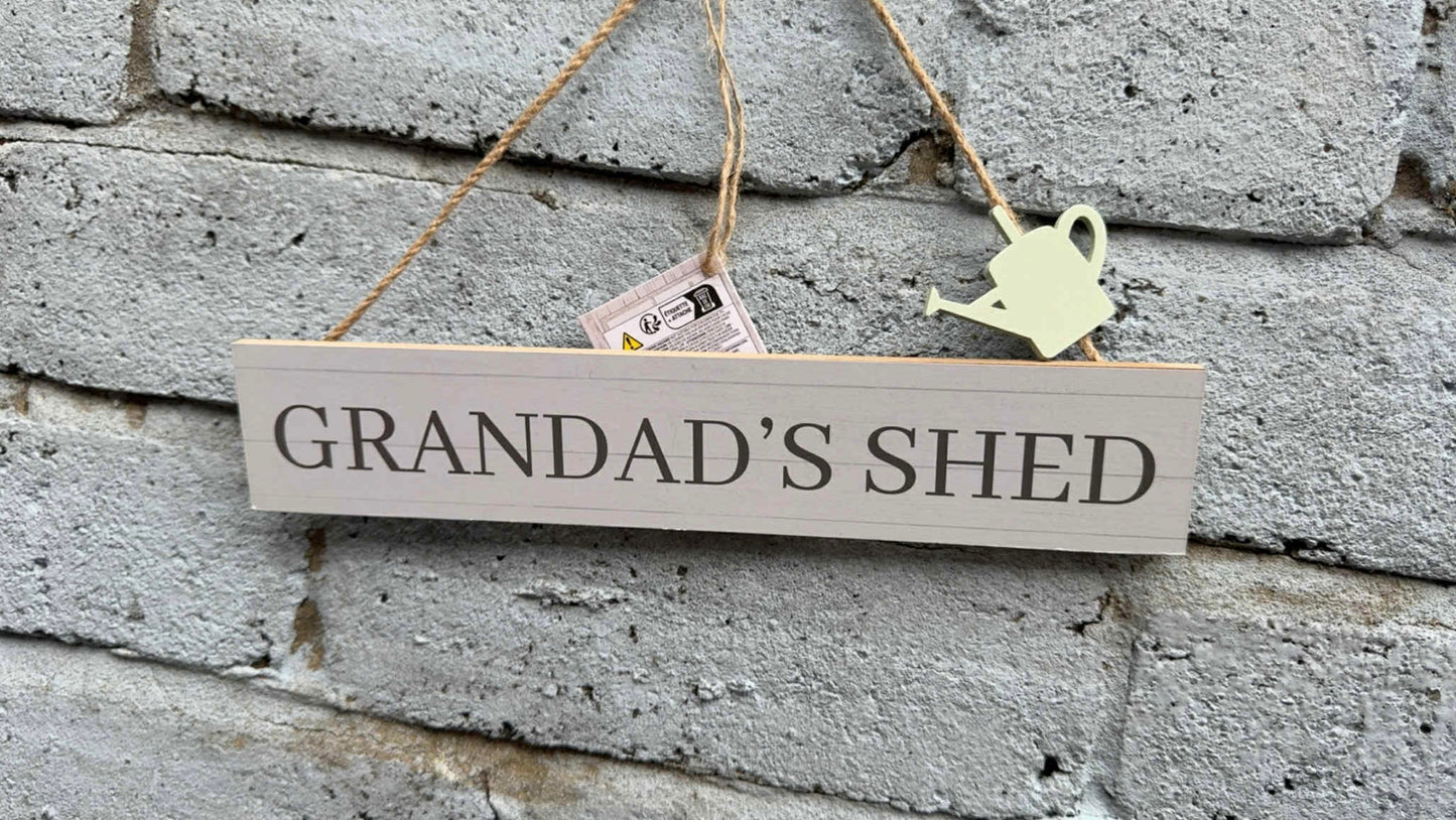 Potting Shed Hanging Plaques, 26 cm