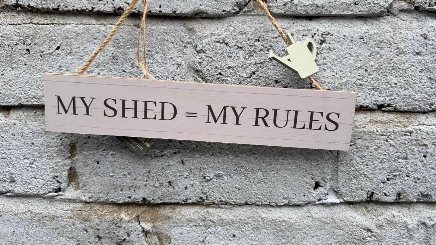 Potting Shed Hanging Plaques, 26 cm