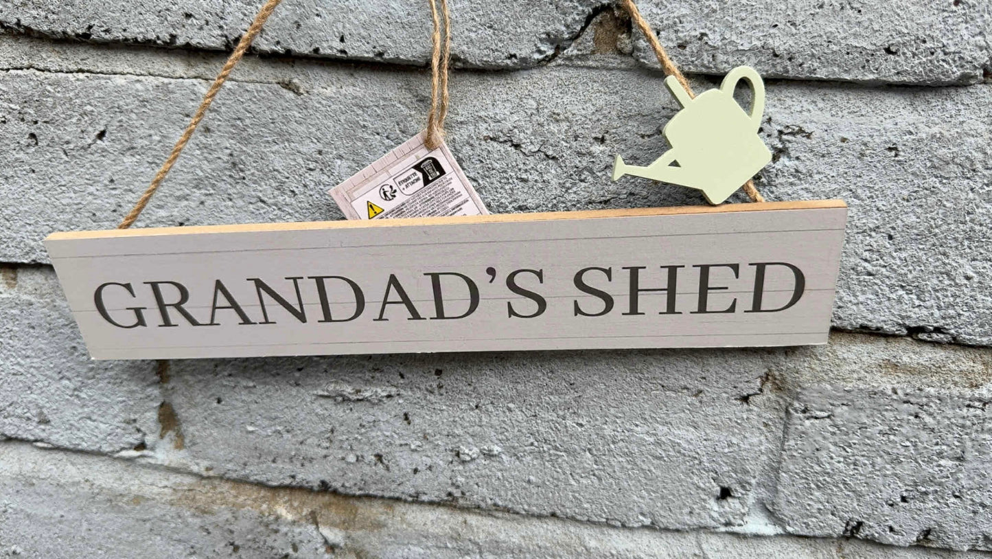 Potting Shed Hanging Plaques, 26 cm