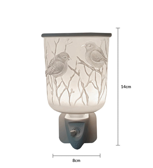 Porcelain Plug In Electric Wax Warmer - Bird