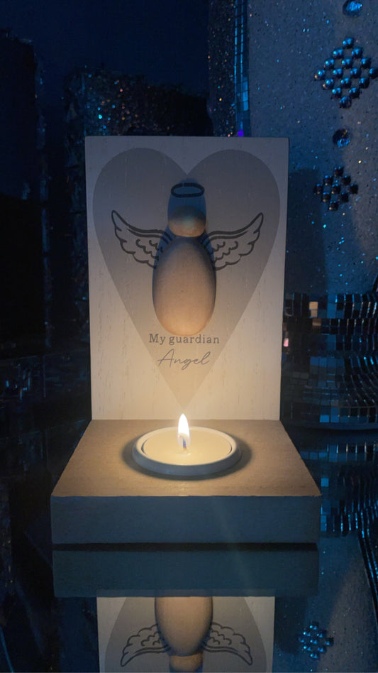 "My guardian angel" Tea light holder, 16cm