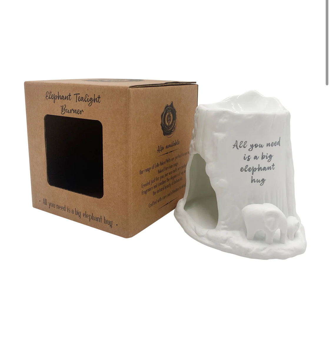 Elephant Tealight Burner - All you need is a big Elephant hug