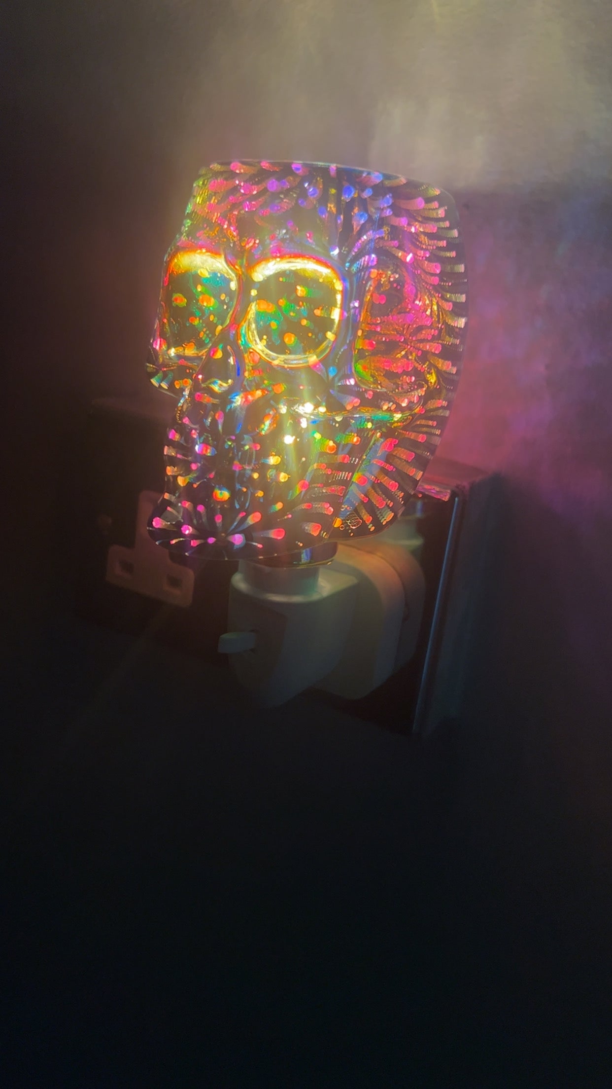 Infinity Skull Plug In Electric Melt Burner