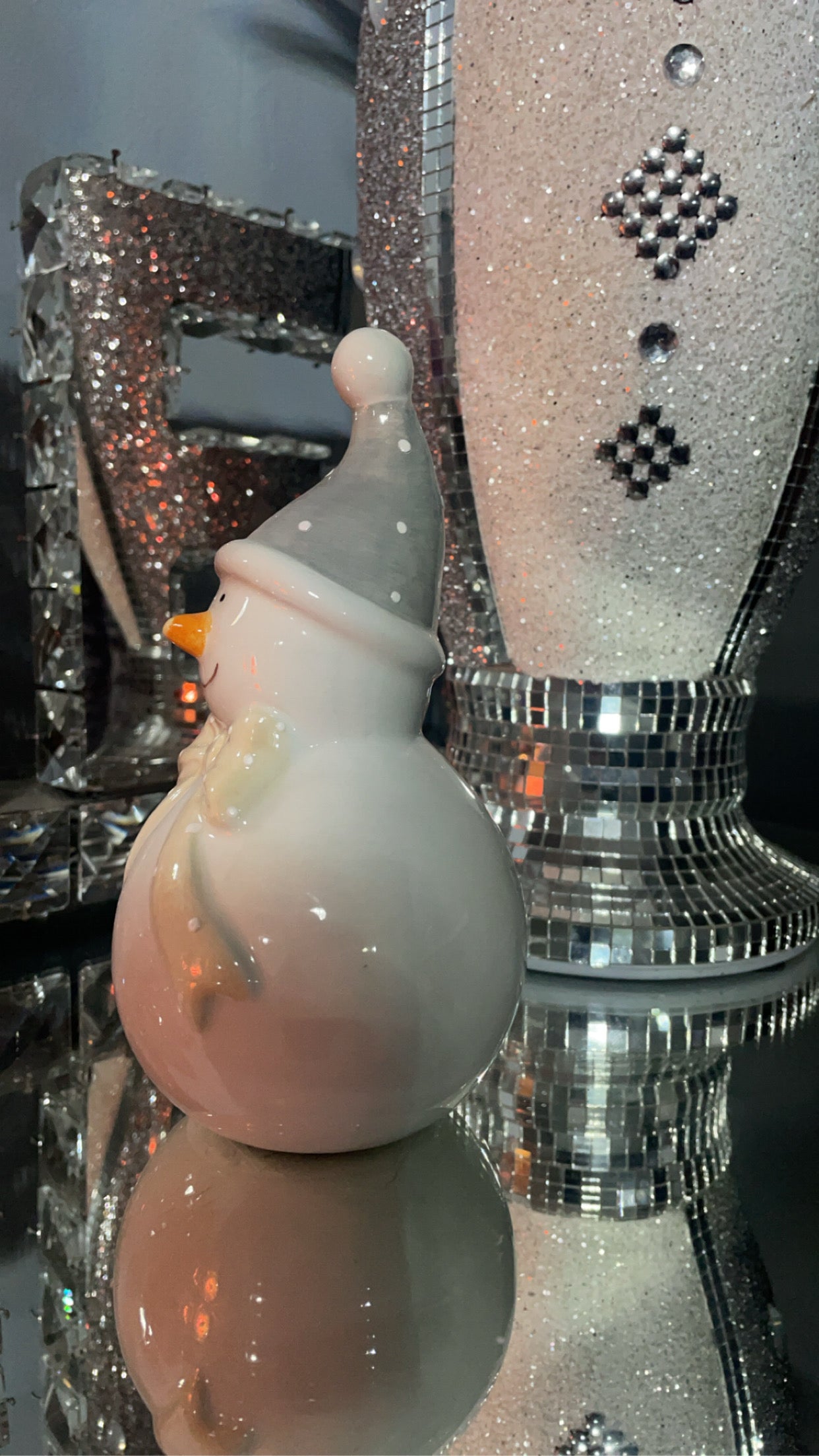 Snowman Ornament, 15.5cm