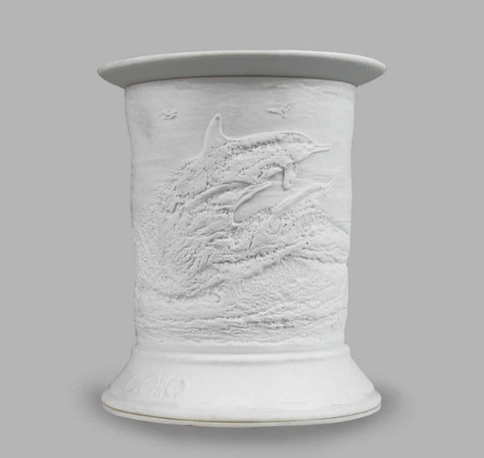 Electric Wax Burner Porcelain Straight - Dolphin