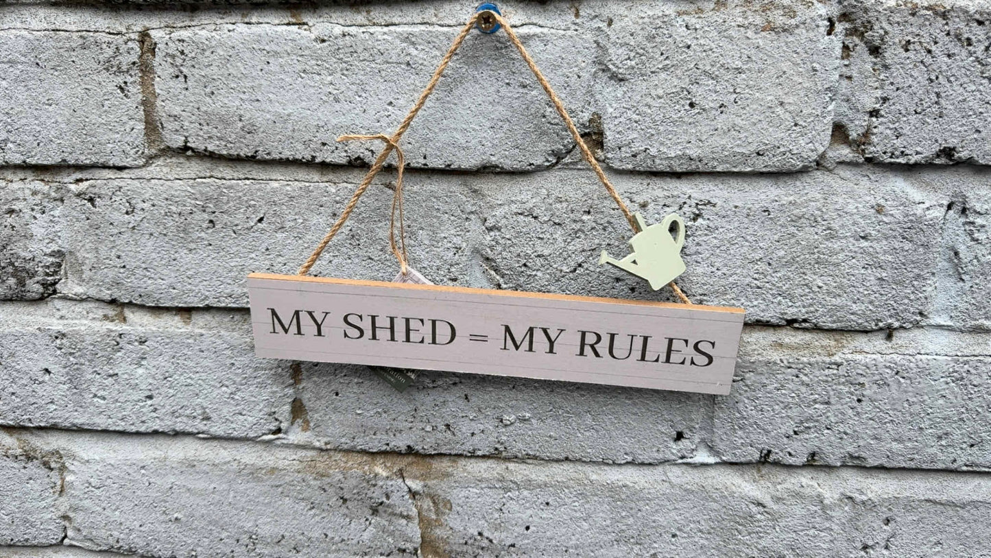 Potting Shed Hanging Plaques, 26 cm