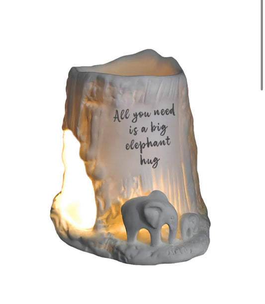 Elephant Tealight Burner - All you need is a big Elephant hug
