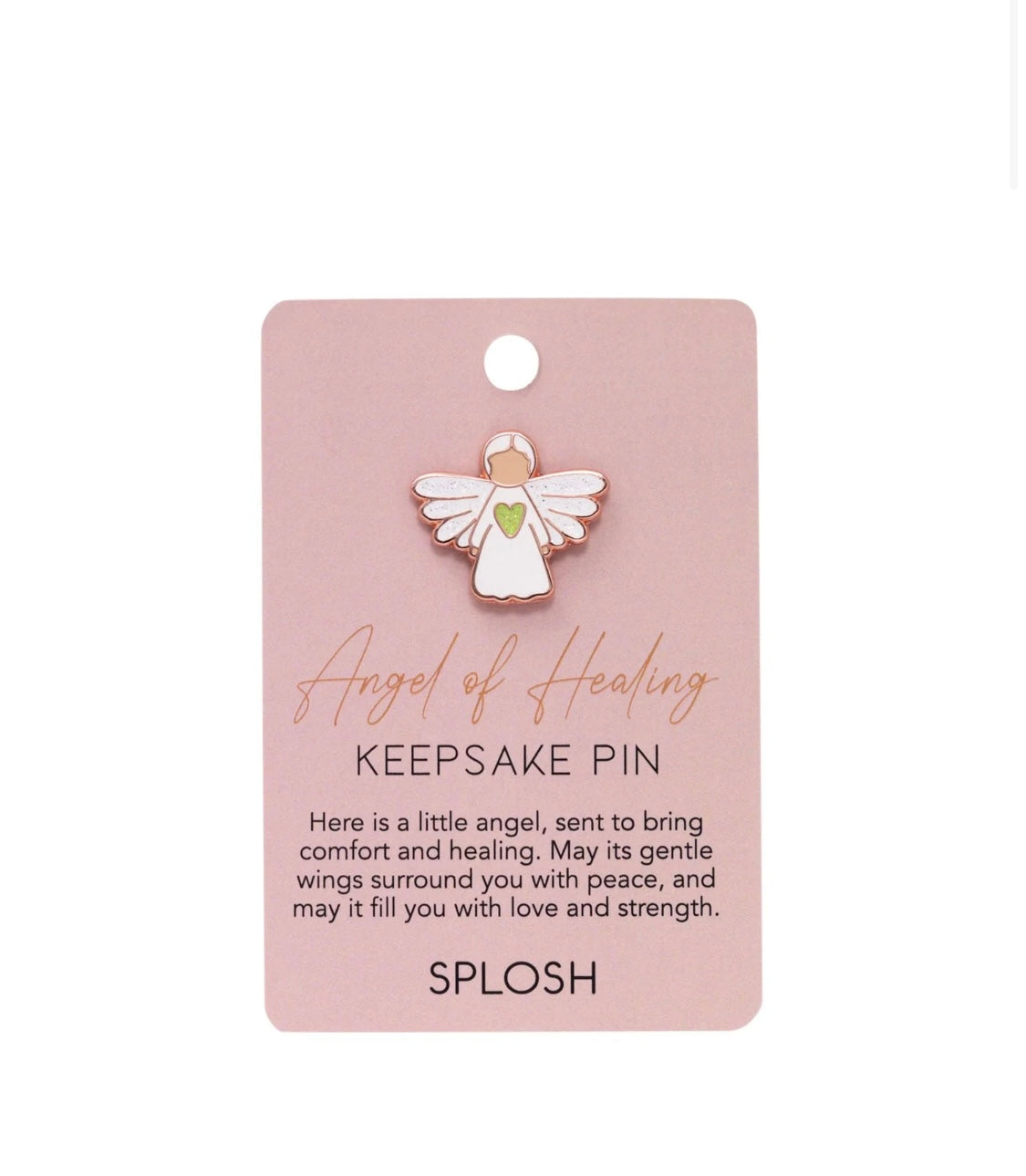 Angel of healing keyring