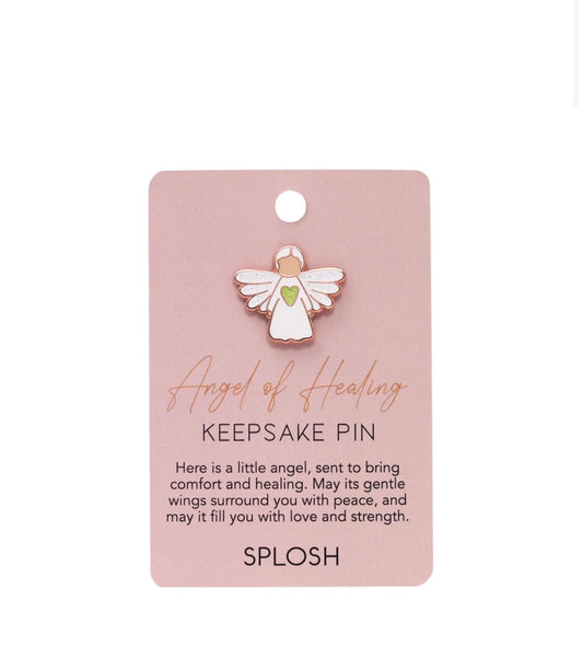 Angel of healing keyring