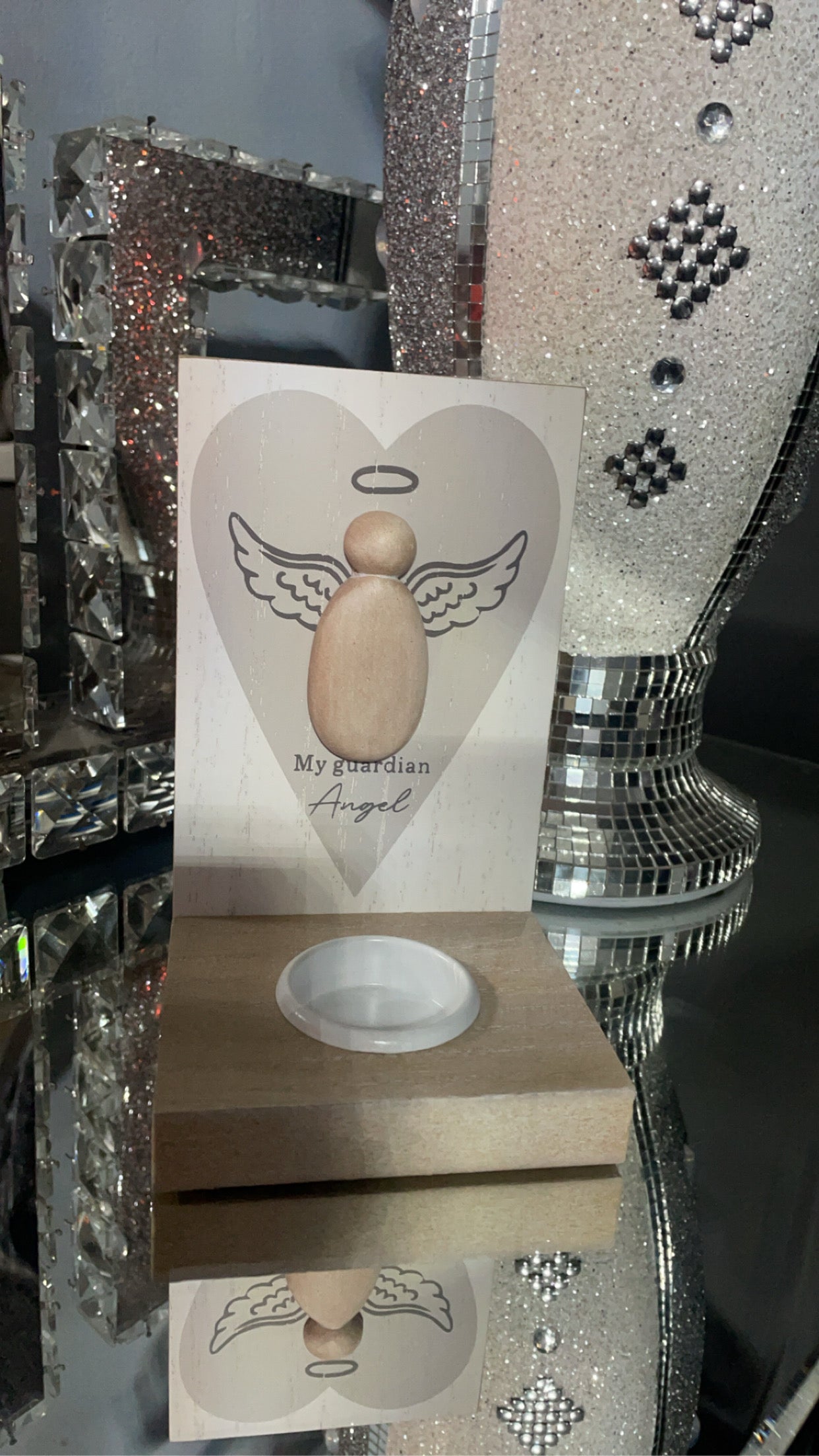 "My guardian angel" Tea light holder, 16cm