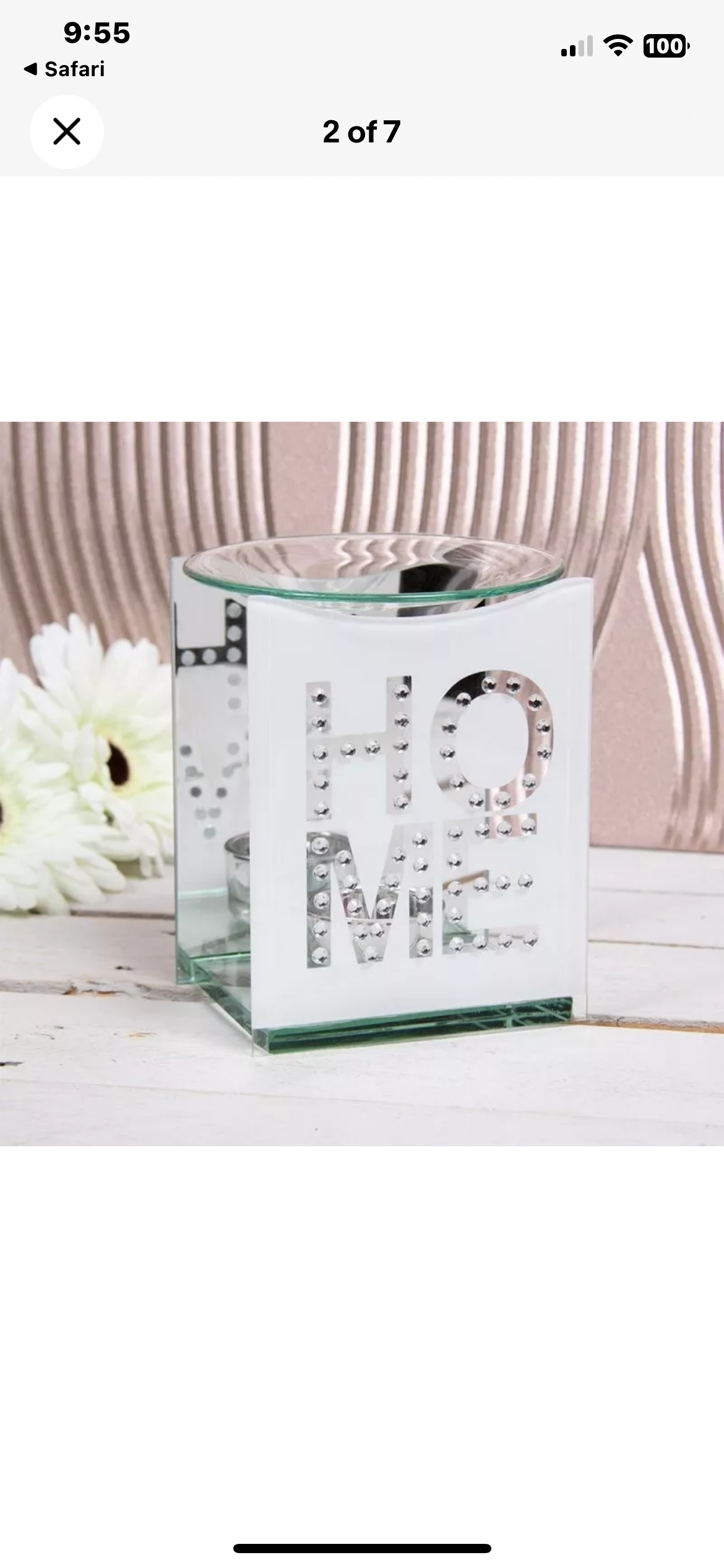 Mirrored Oil Burner, HOME