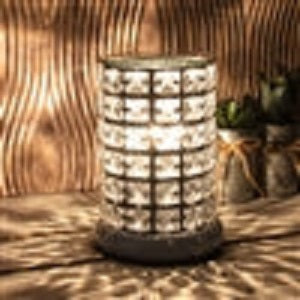 25W Crystal Touch Sensitive Aroma Lamp - Matte Grey 19cm