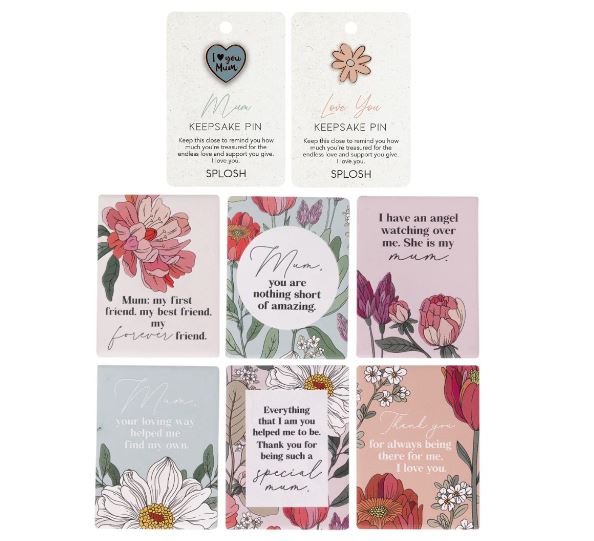 Mother's Day Ceramic Magnets and pins